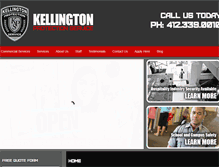 Tablet Screenshot of kellingtonprotection.com